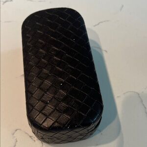 Black Woven Sunglasses Case